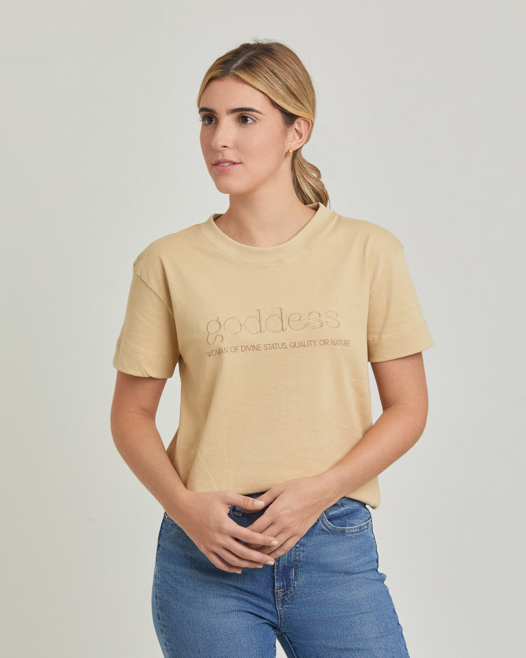 T-Shirt Goddess Khaky