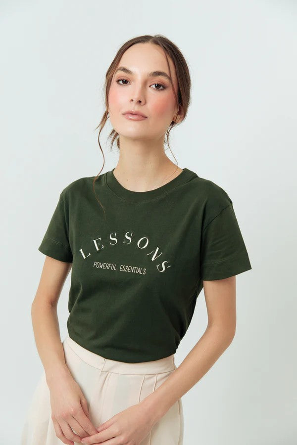 T-Shirt Lessons Green