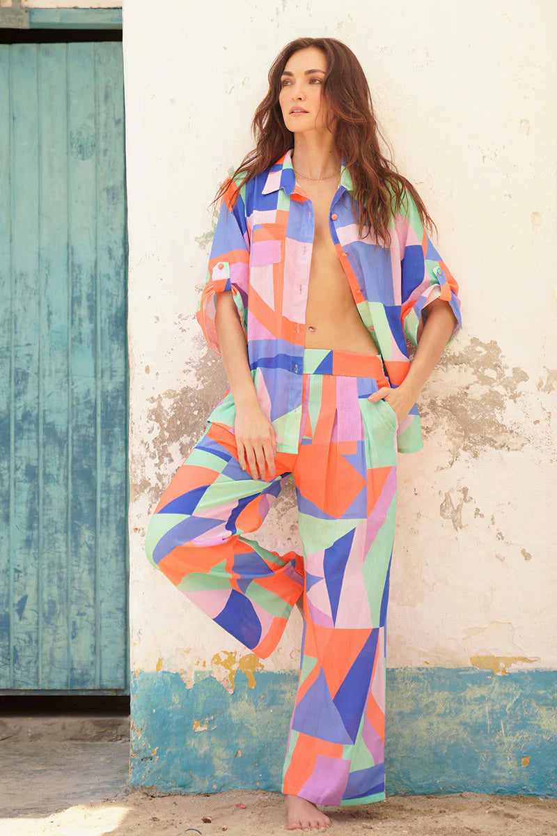 Camisa Over Size Kaleidoscopio
