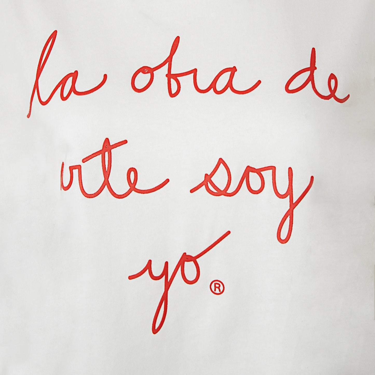Camiseta Clasica Lodasy Letras Rojas