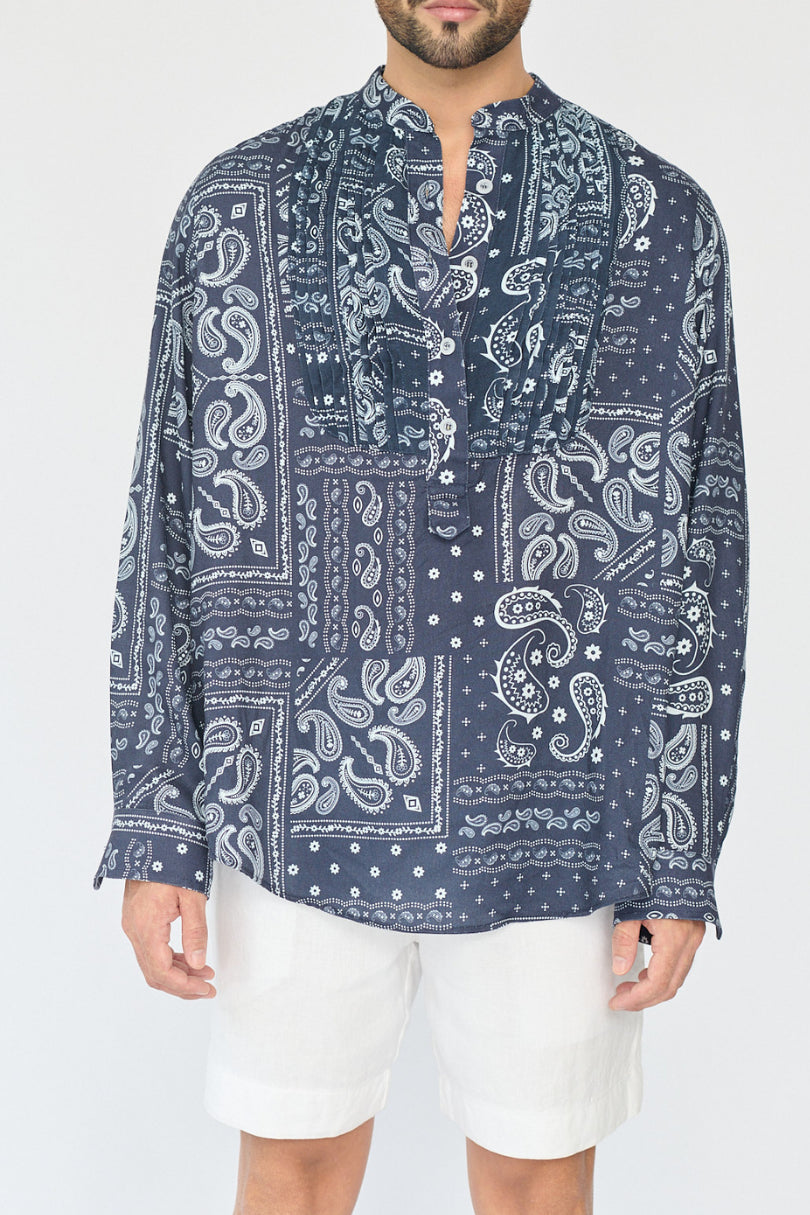 Camisa Alforzas