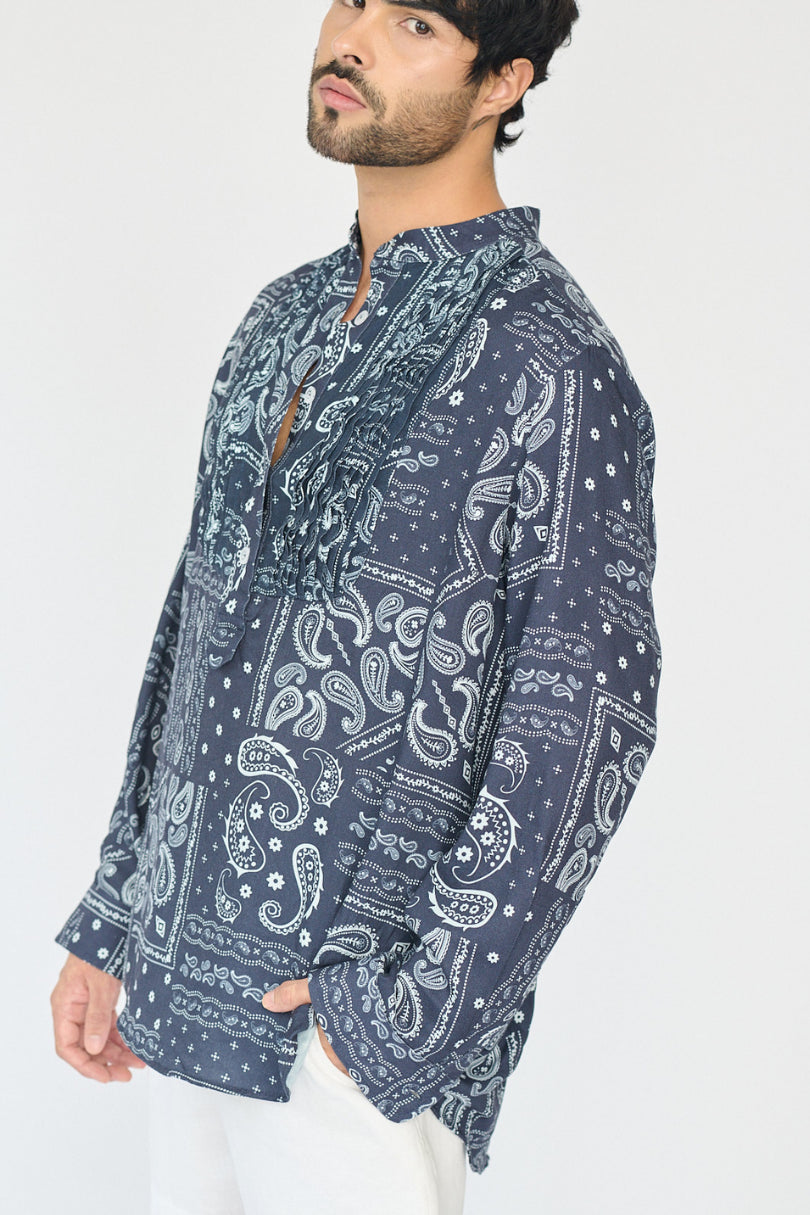 Camisa Alforzas