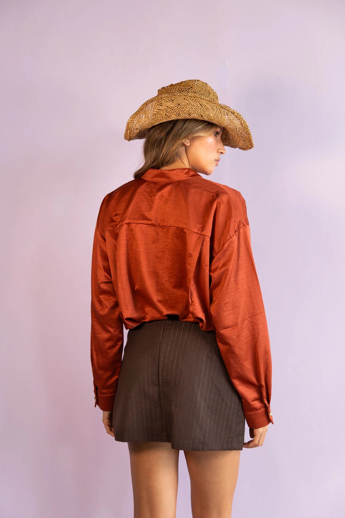 Camisa Eugenia Terracota