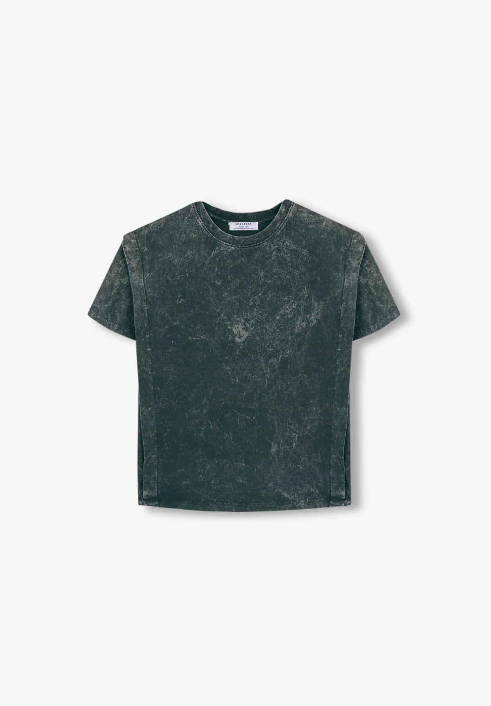 T-Shirt Lapel Marble Tee