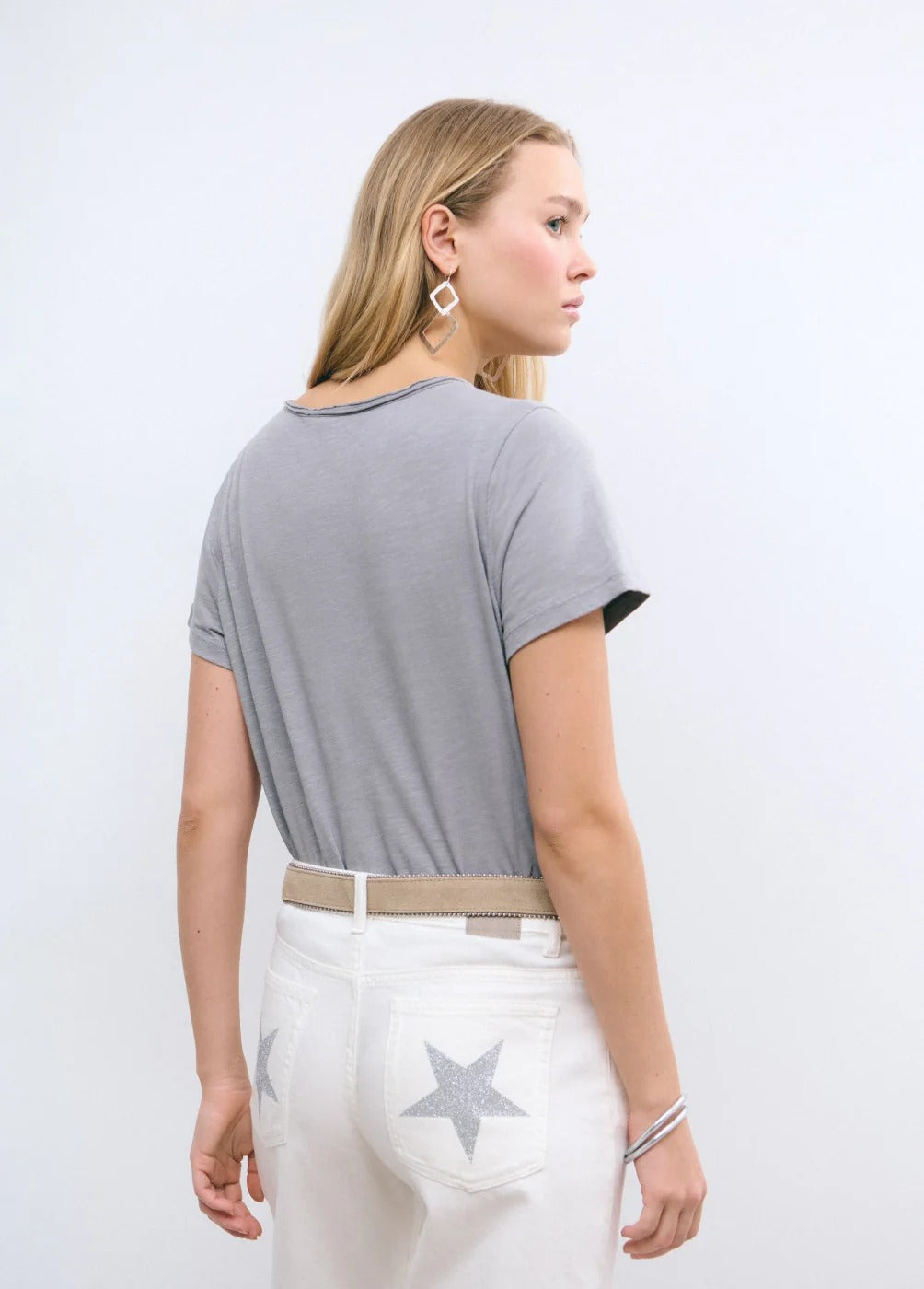Camiseta Algodon Botones