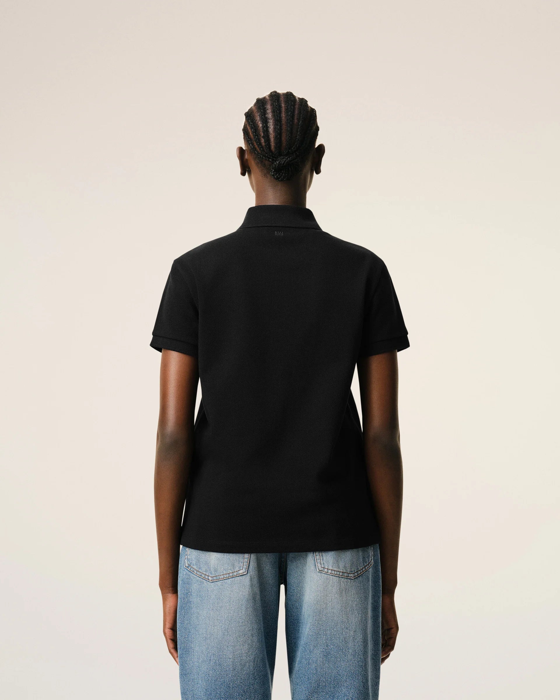 Camisa De Algodón Negro Ami De Coeur