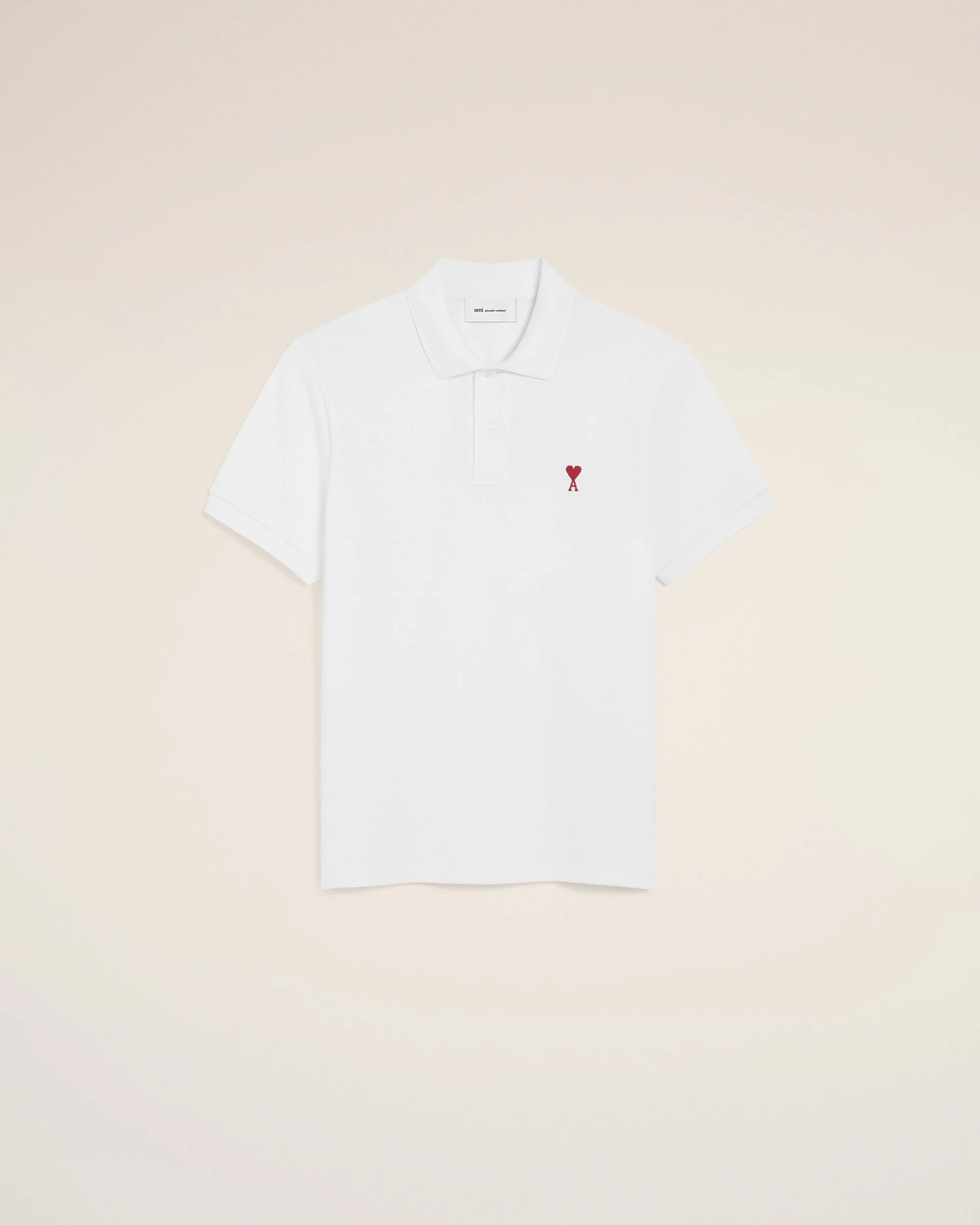 Polo De Algodón Blanco Ami De Coeur