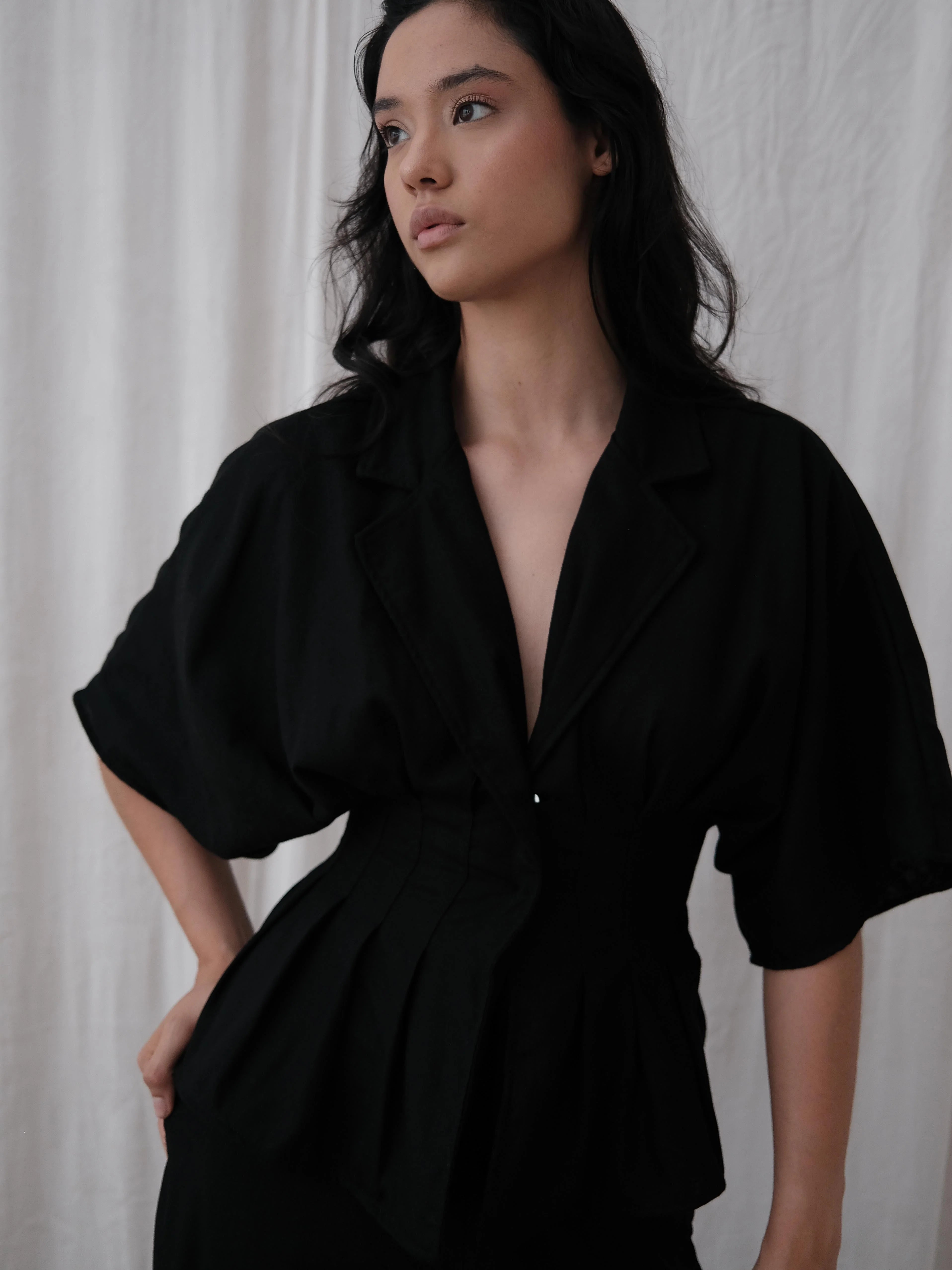 Camisera Gaviota Negro