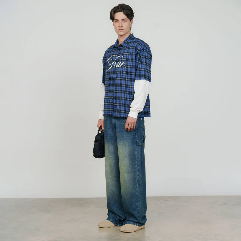 Camisa Layer Grind Ds Azul TRUE CAMISAS Malva CO