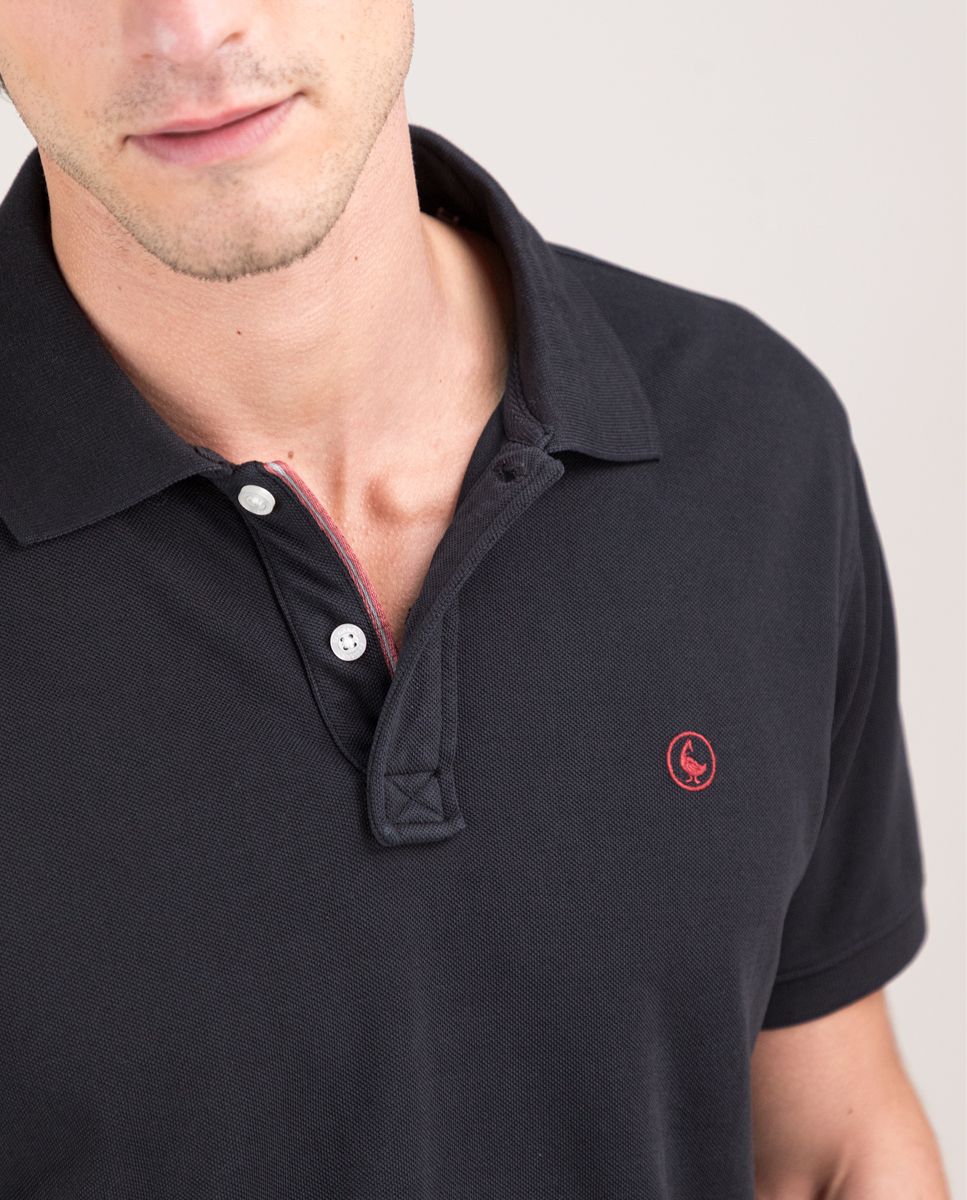Polo Piqué Garment Dyed EL GANSO POLOS Malva CO