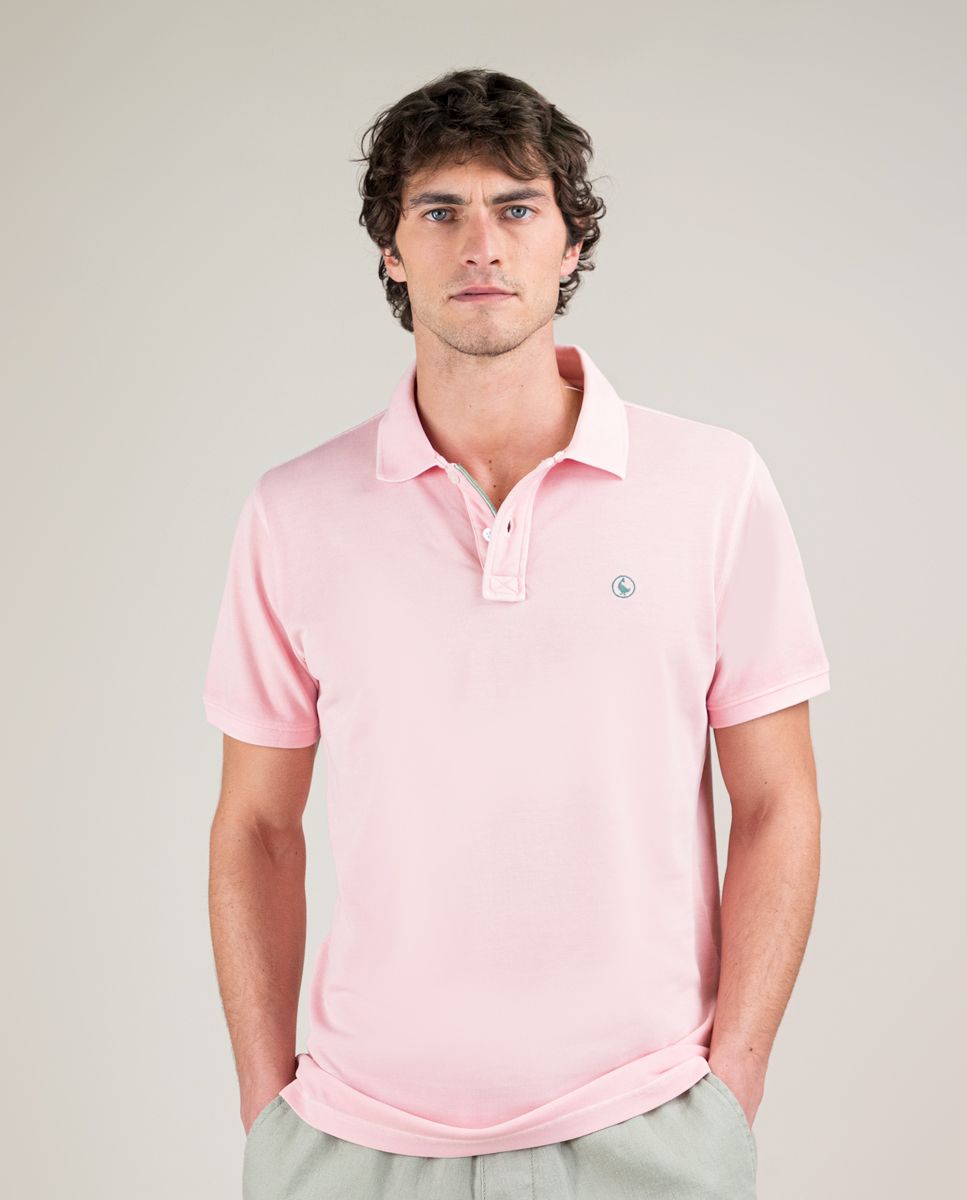 Polo Piqué Garment Dyed EL GANSO POLOS Malva CO