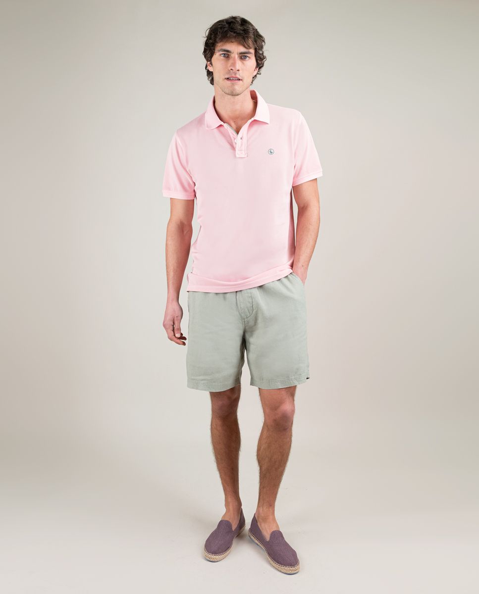 Polo Piqué Garment Dyed EL GANSO POLOS Malva CO