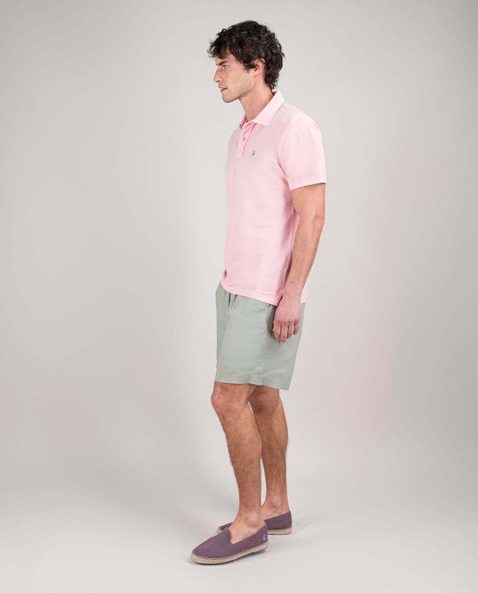 Polo Piqué Garment Dyed EL GANSO POLOS Malva CO