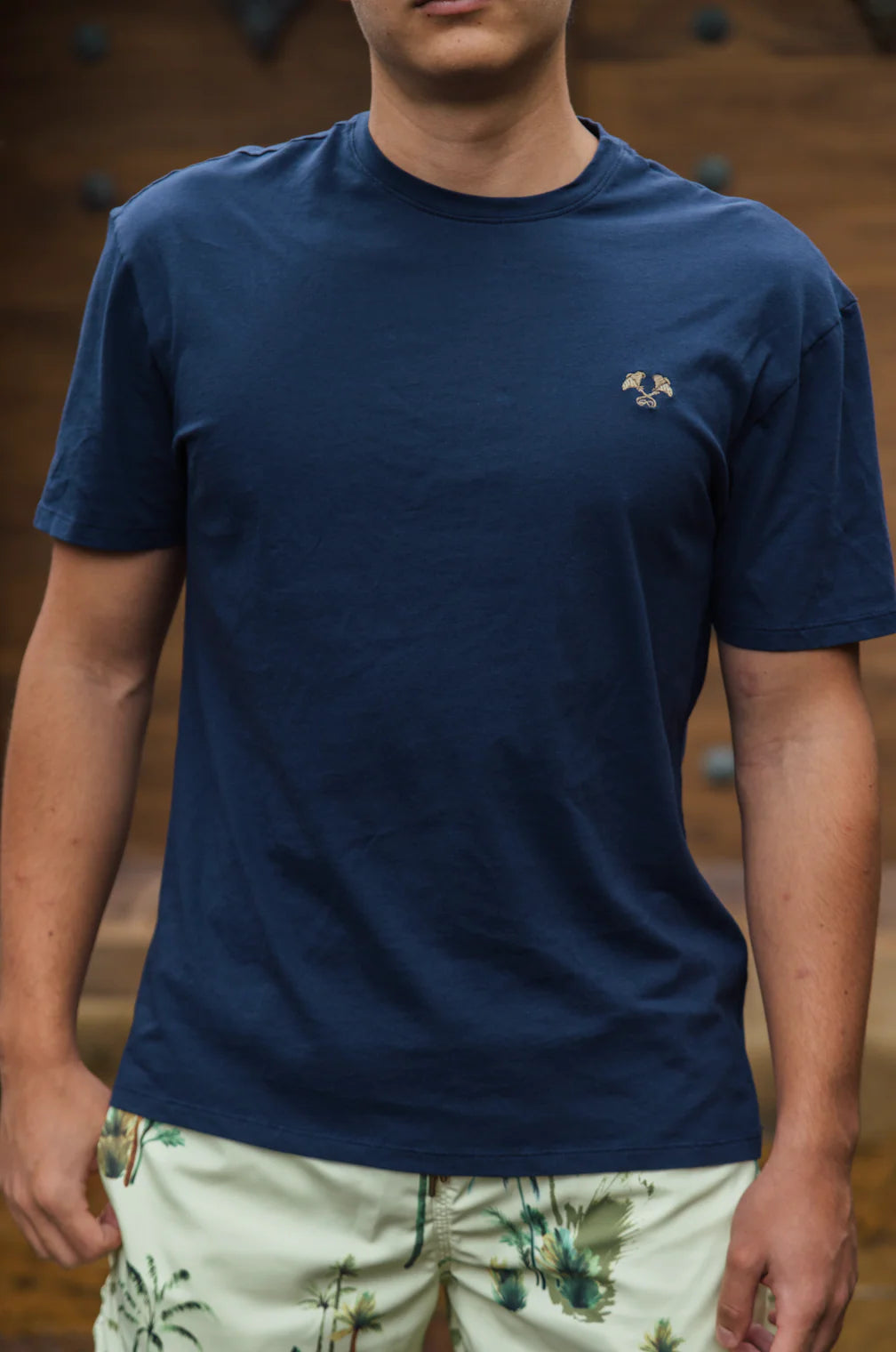 Camiseta Azul Para Hombre