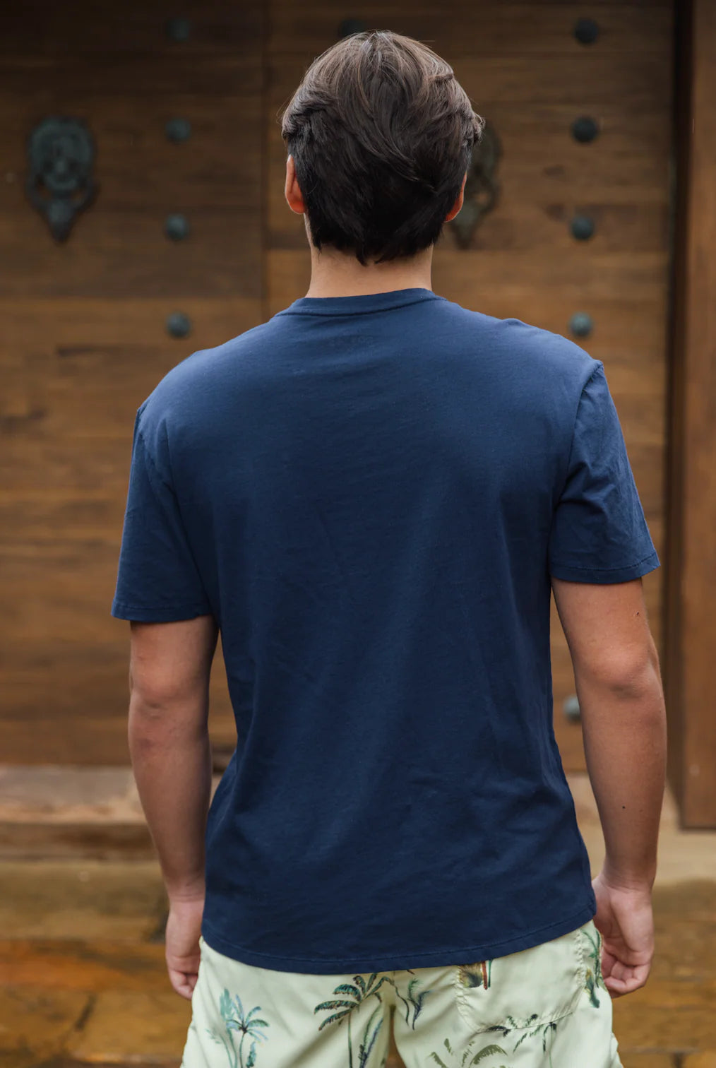 Camiseta Azul Para Hombre