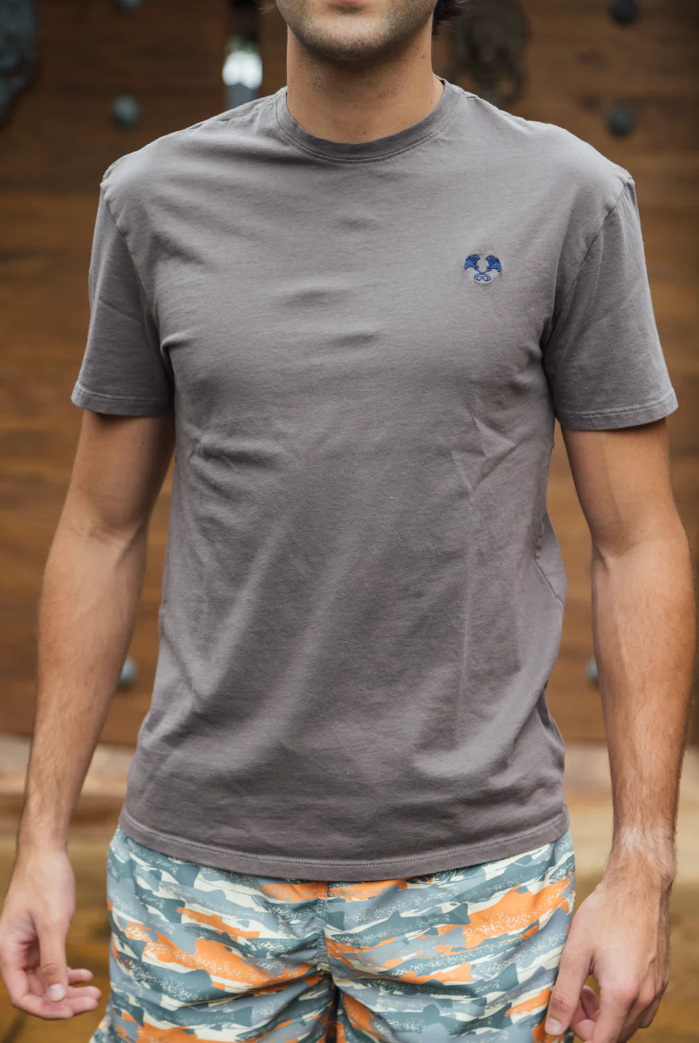 Camiseta Gris Para Hombre