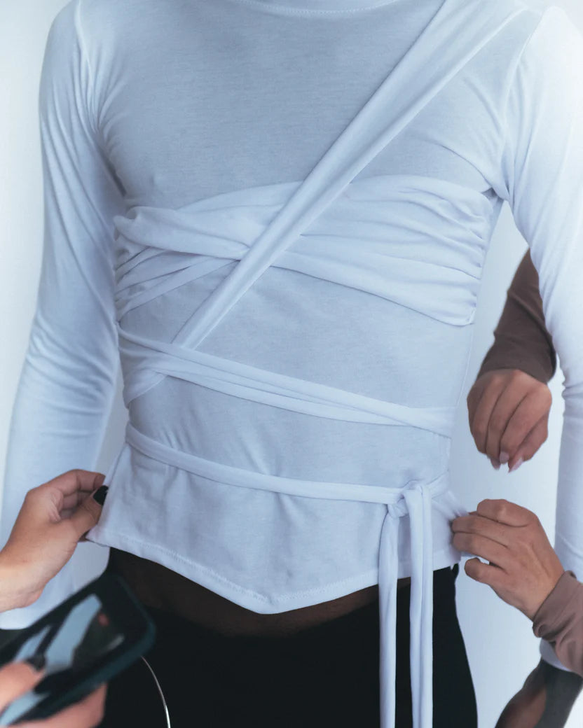 Camisa Shibari MATERIACRUDA CAMISAS Malva CO