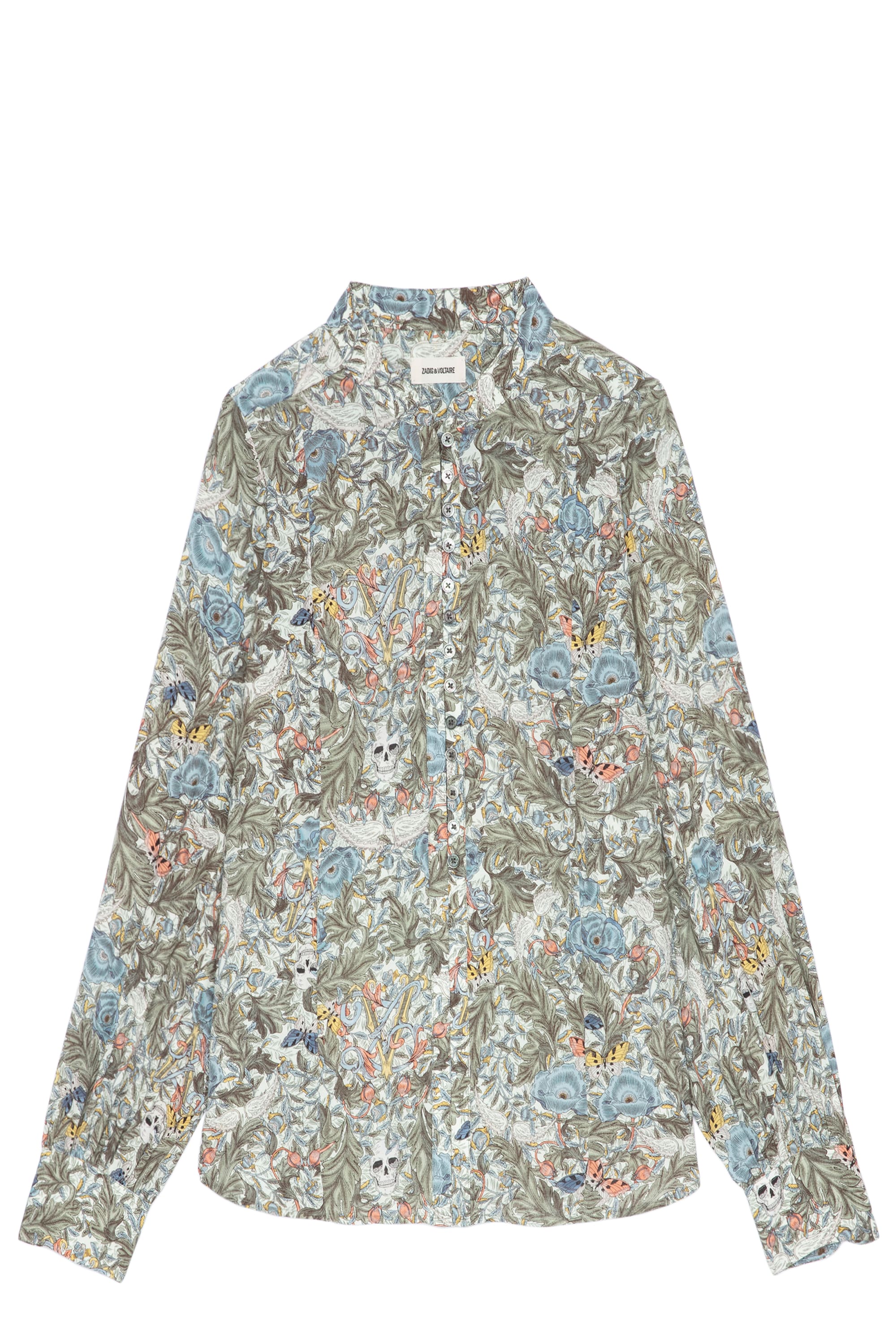 Camisa Twina British Flowers