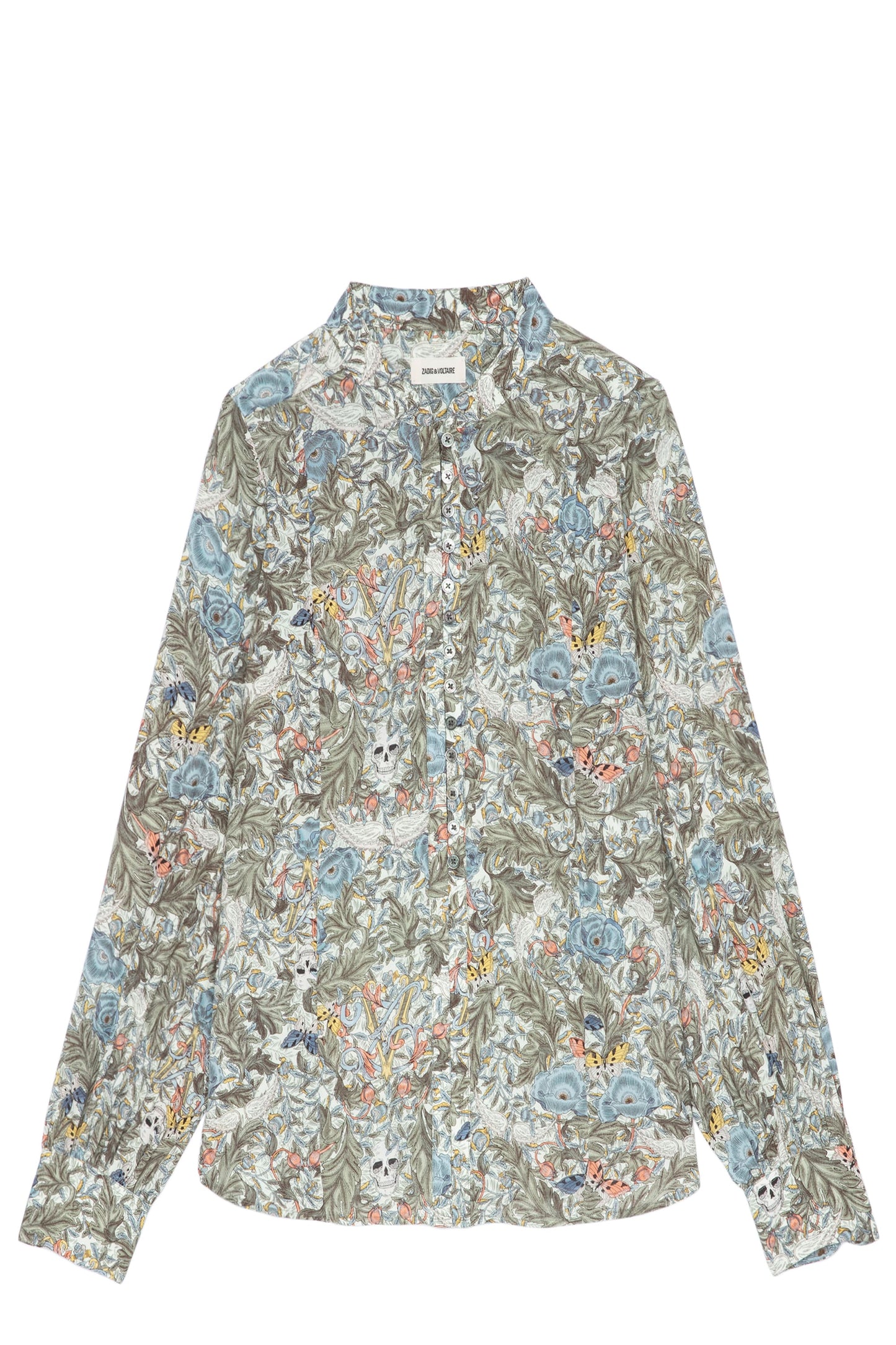 Camisa Twina British Flowers