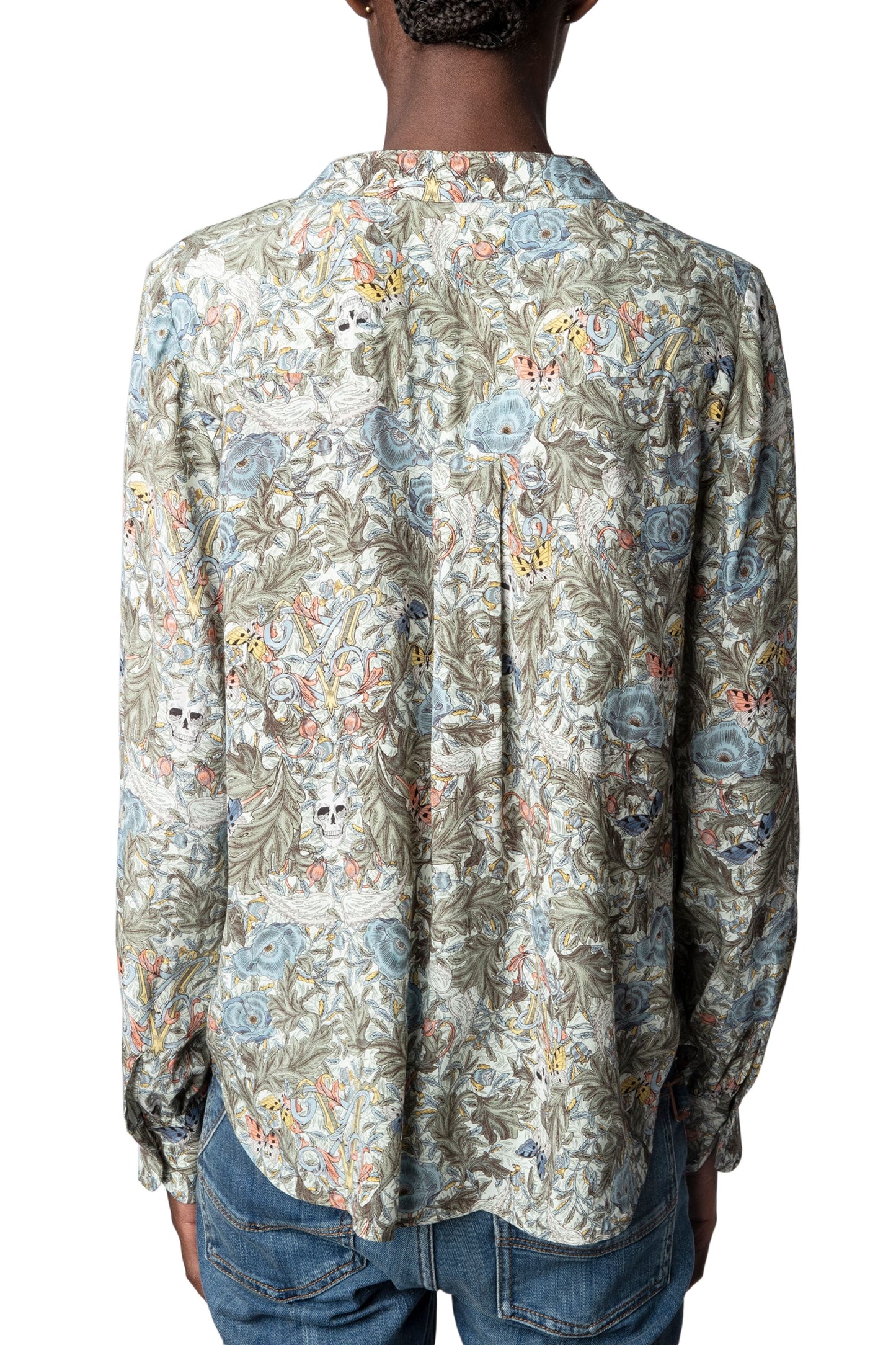 Camisa Twina British Flowers