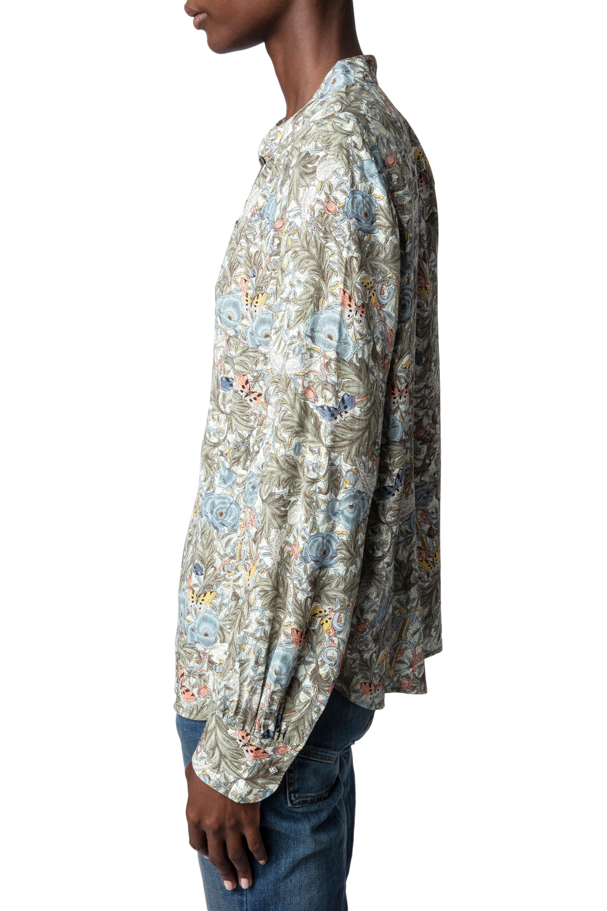 Camisa Twina British Flowers