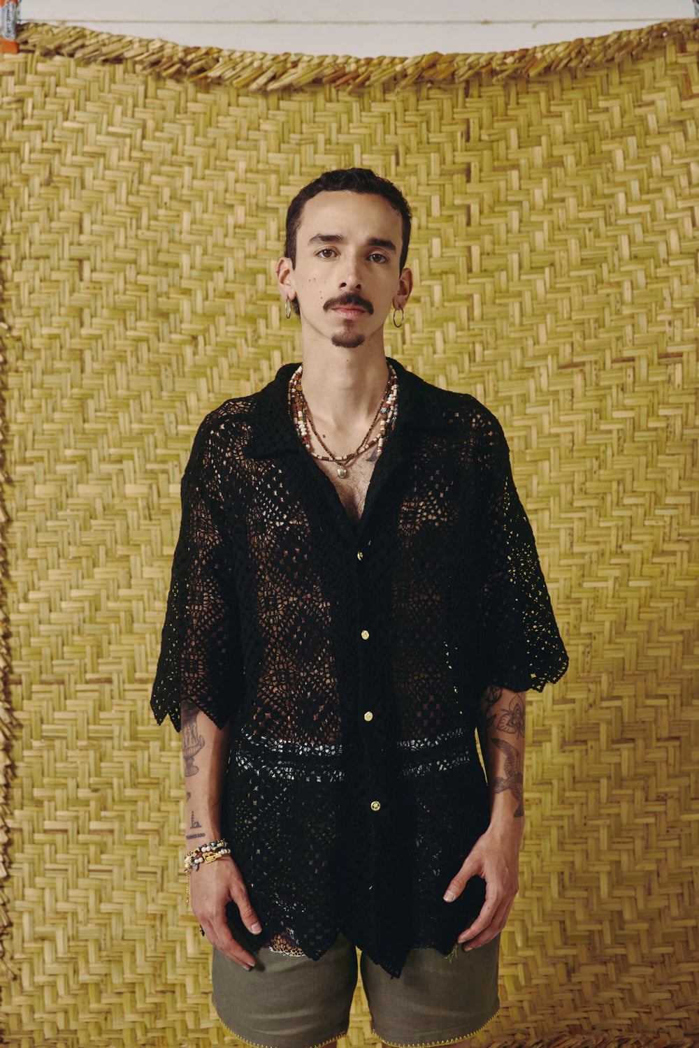 Camisa Midnight Crochet