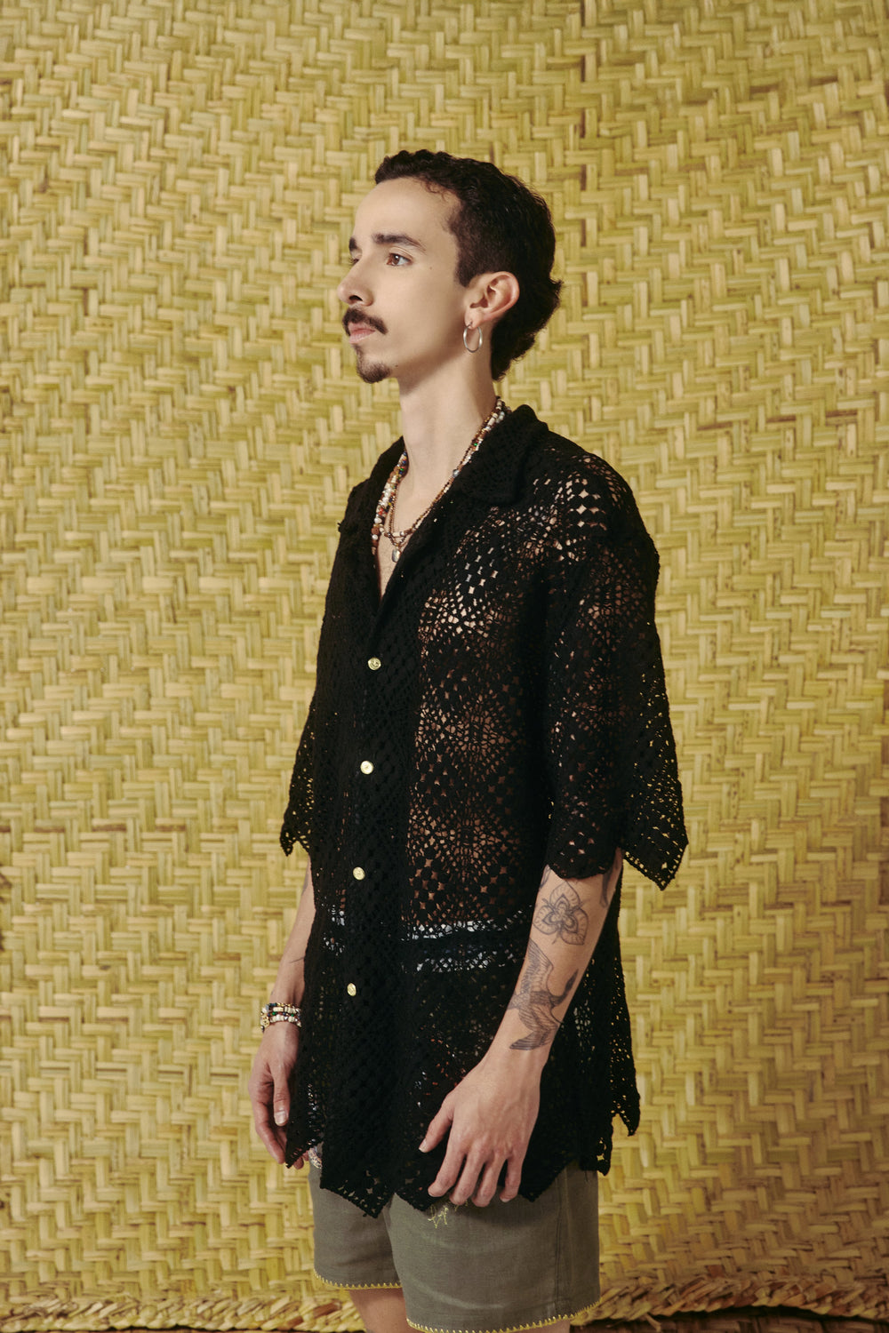 Camisa Midnight Crochet