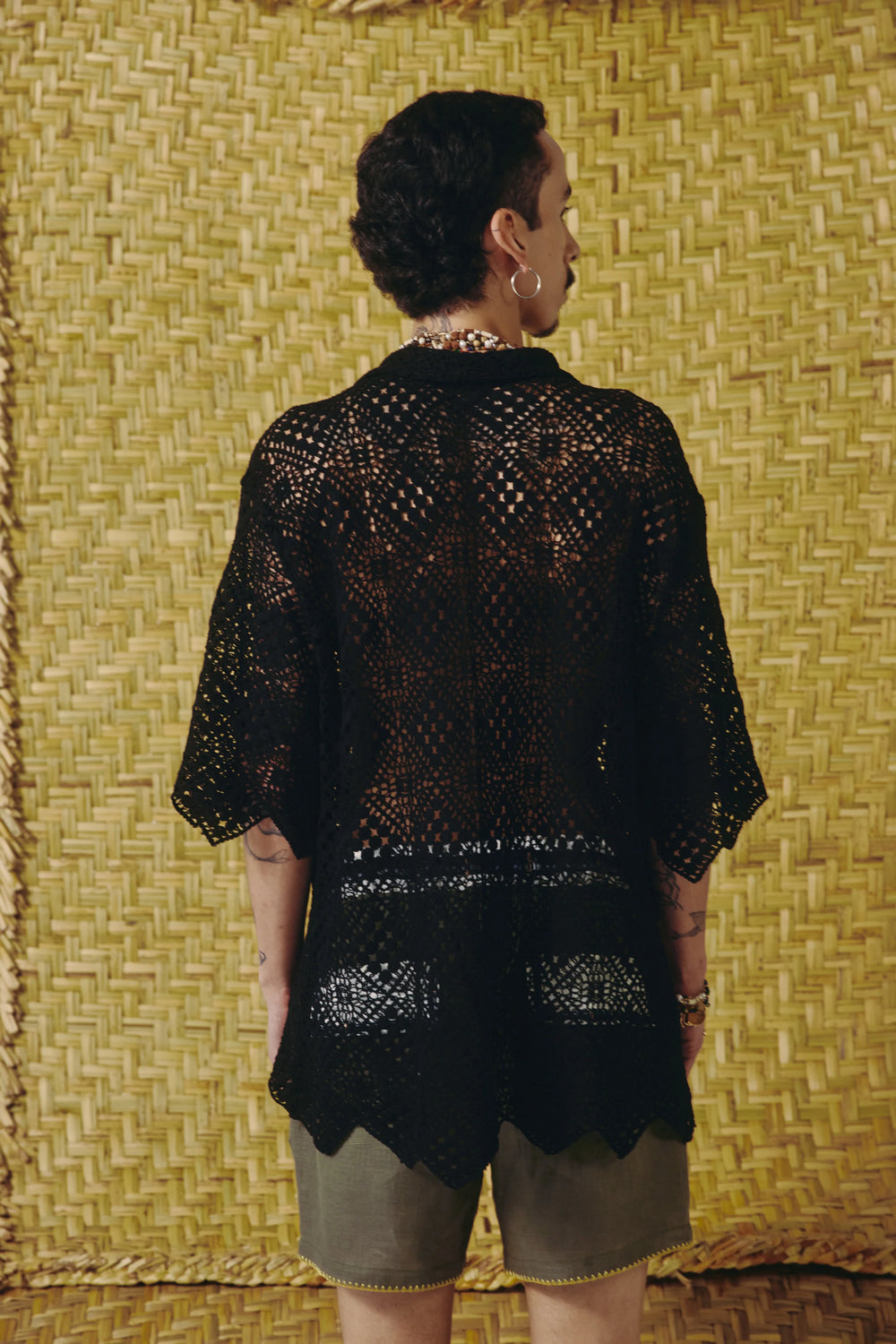 Camisa Midnight Crochet