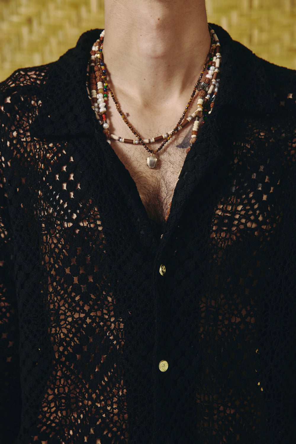 Camisa Midnight Crochet