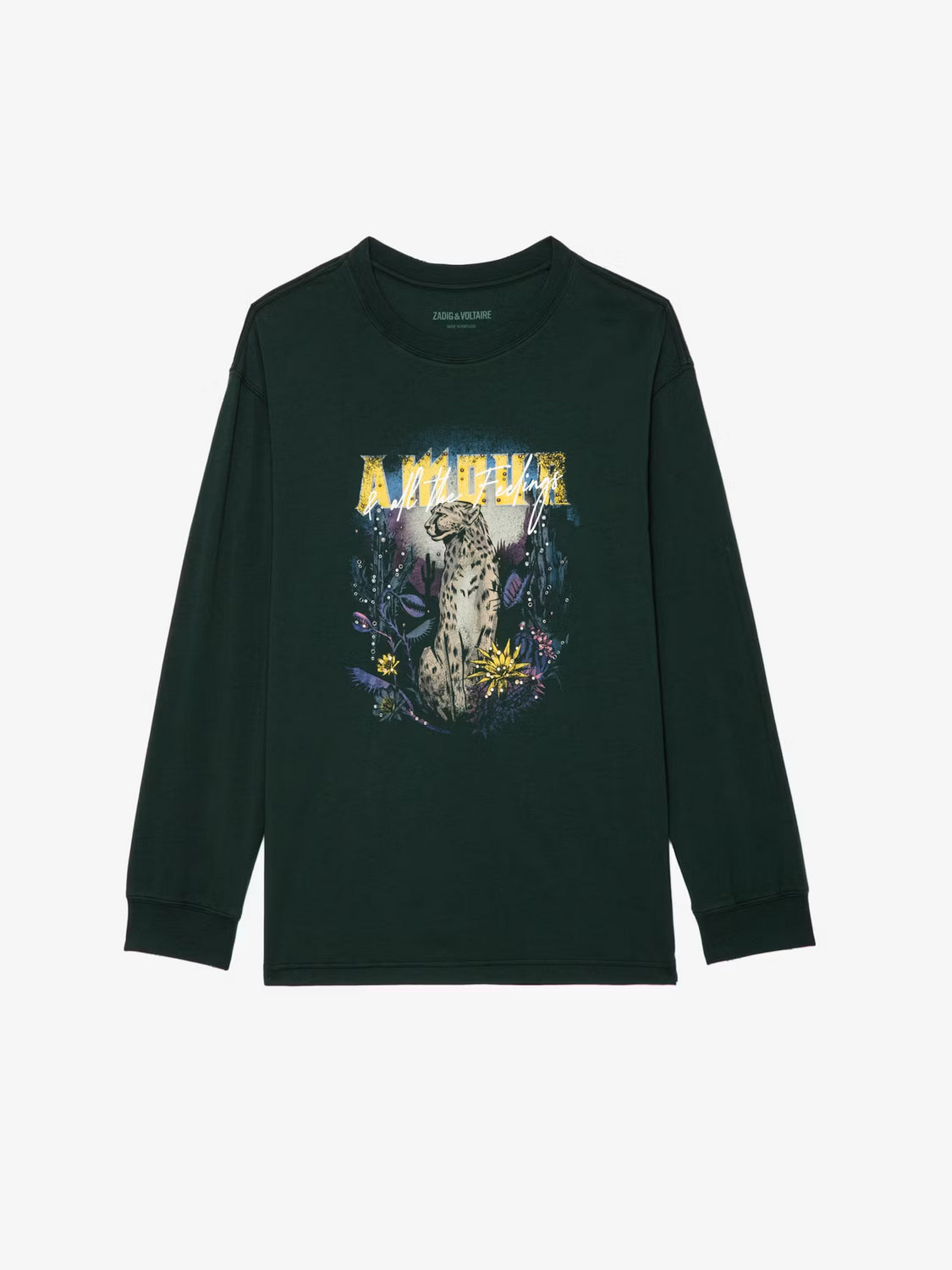 T-Shirt Noane Concert Cheetah ZADIG ET VOLTAIRE T-SHIRT Malva CO