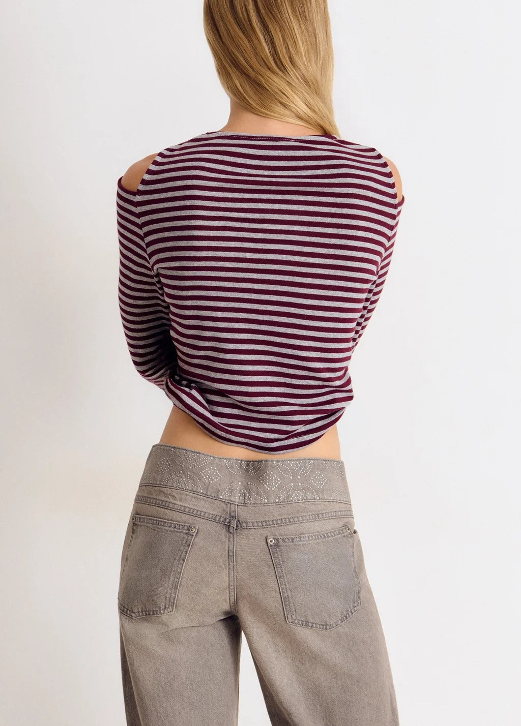 Camiseta Raya Lurex Cutout