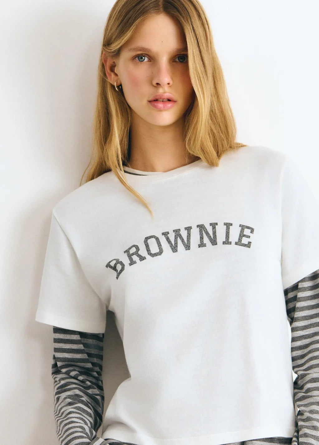 Camiseta Texto Brownie