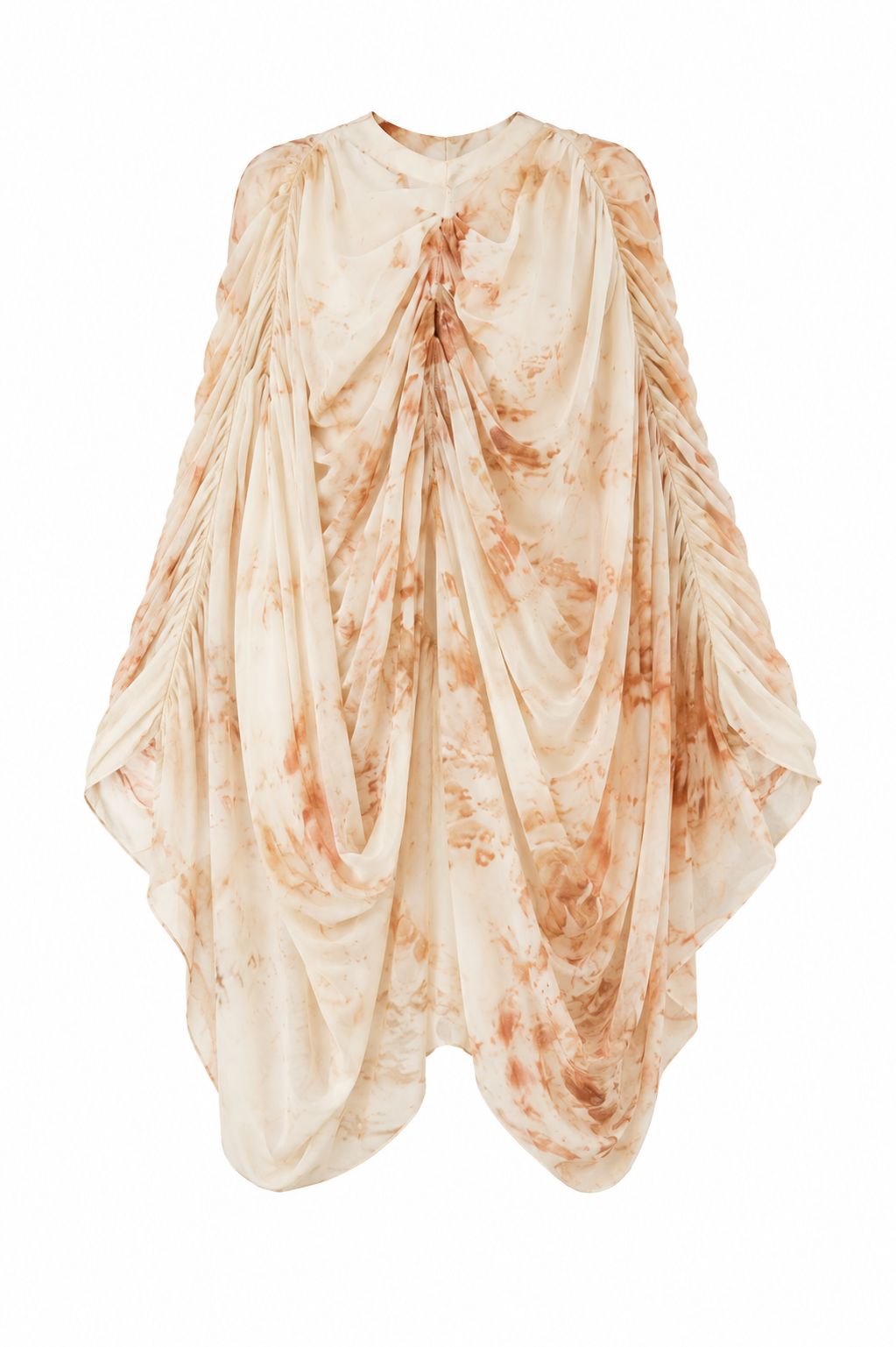 Capa De Rosas Seda Georgette