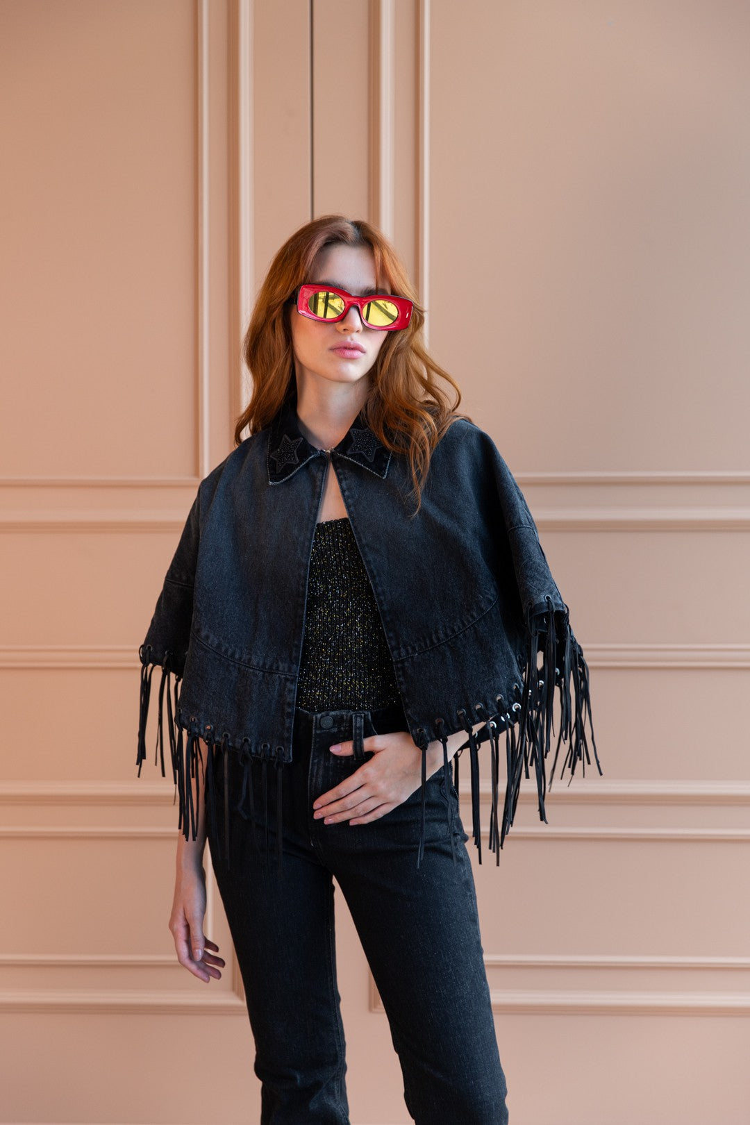 Capa Velvet Denim Leia