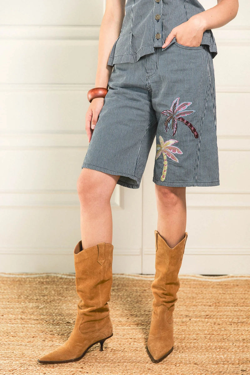 Bermuda Bird Denim