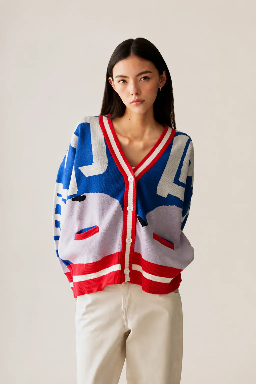 Cardigan Abrikoos
