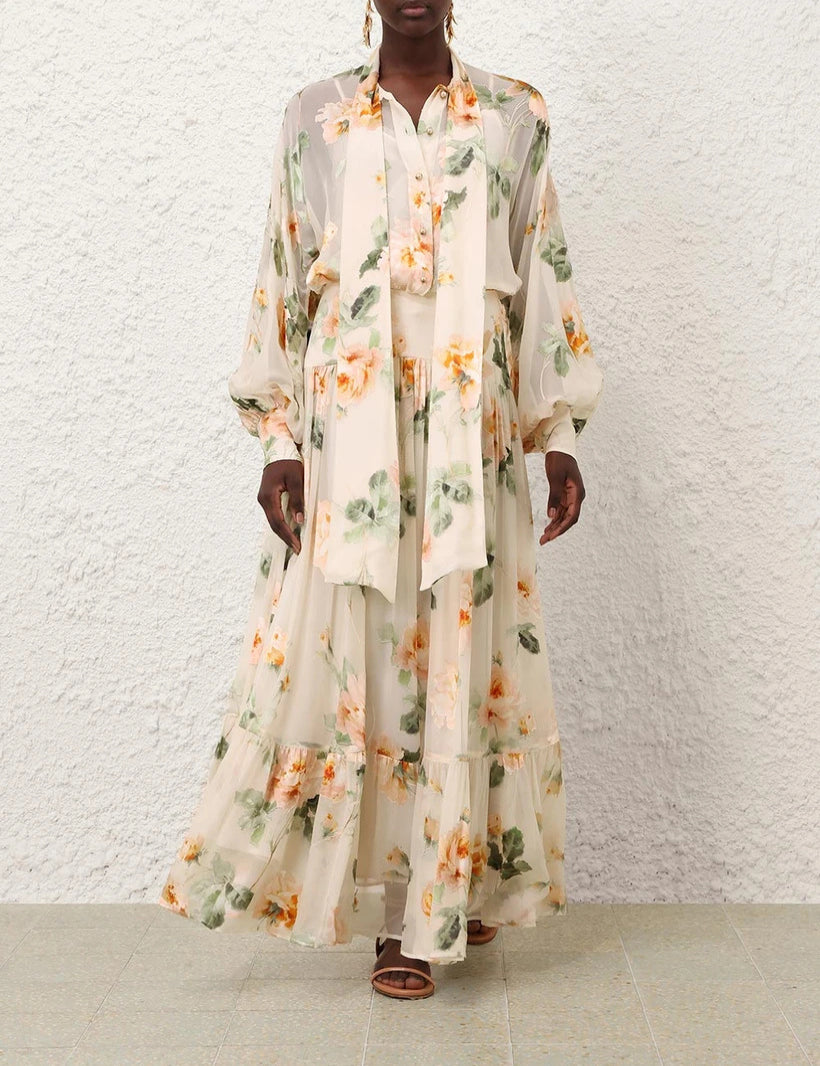 Midi Falda Carousel Burnout