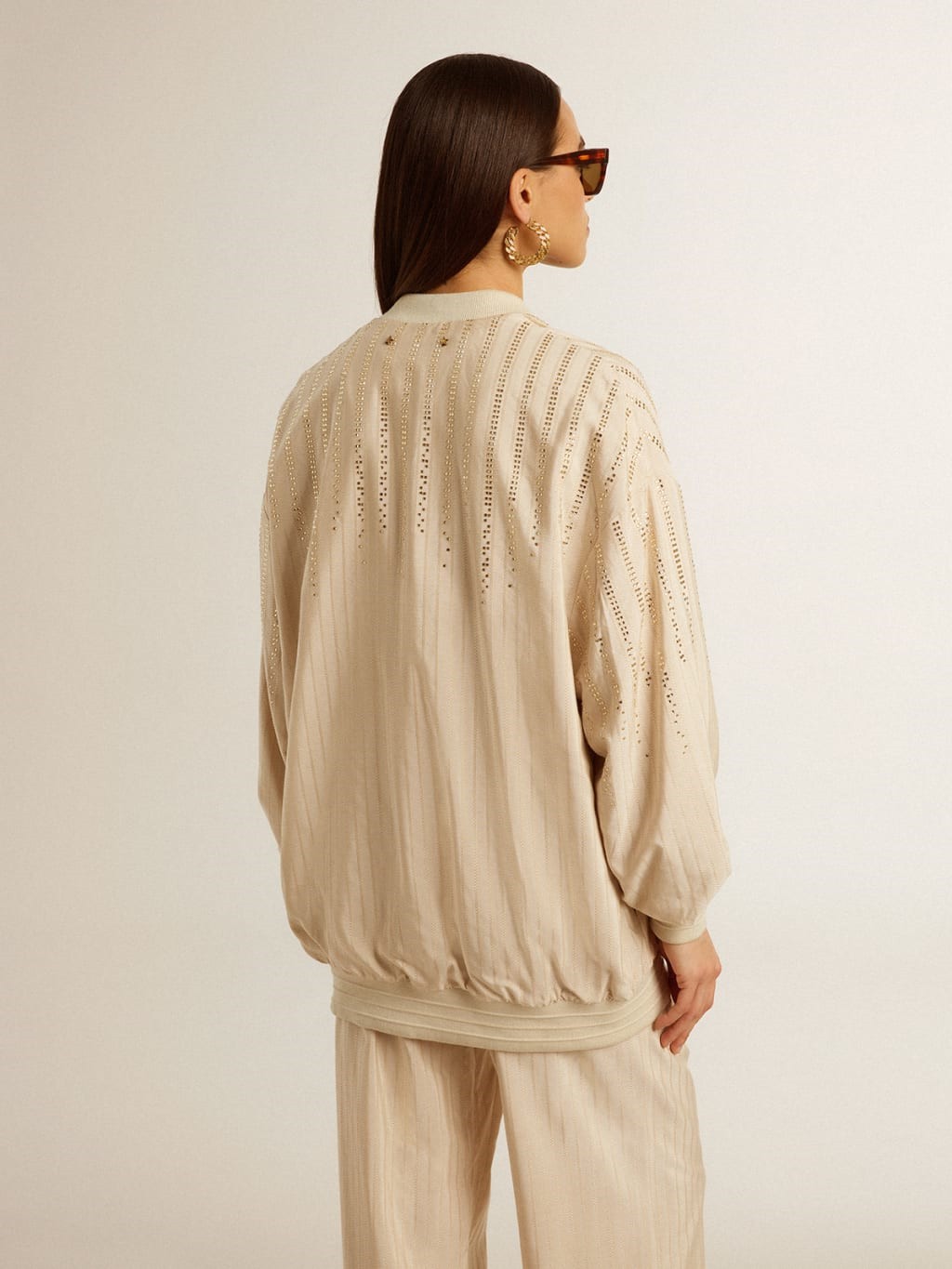 Cardigan Journey W Jacket Silkviscose Pinstripes
