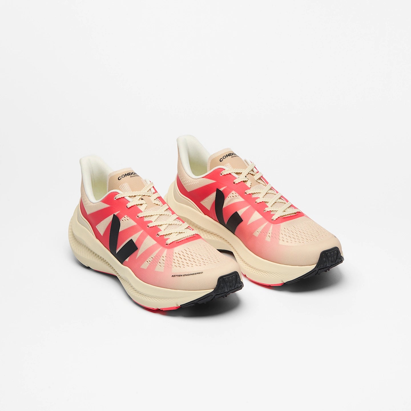Tenis Veja Mujer Condor 3 Advanced Engineered-Mesh Rose Gradient Calcaire