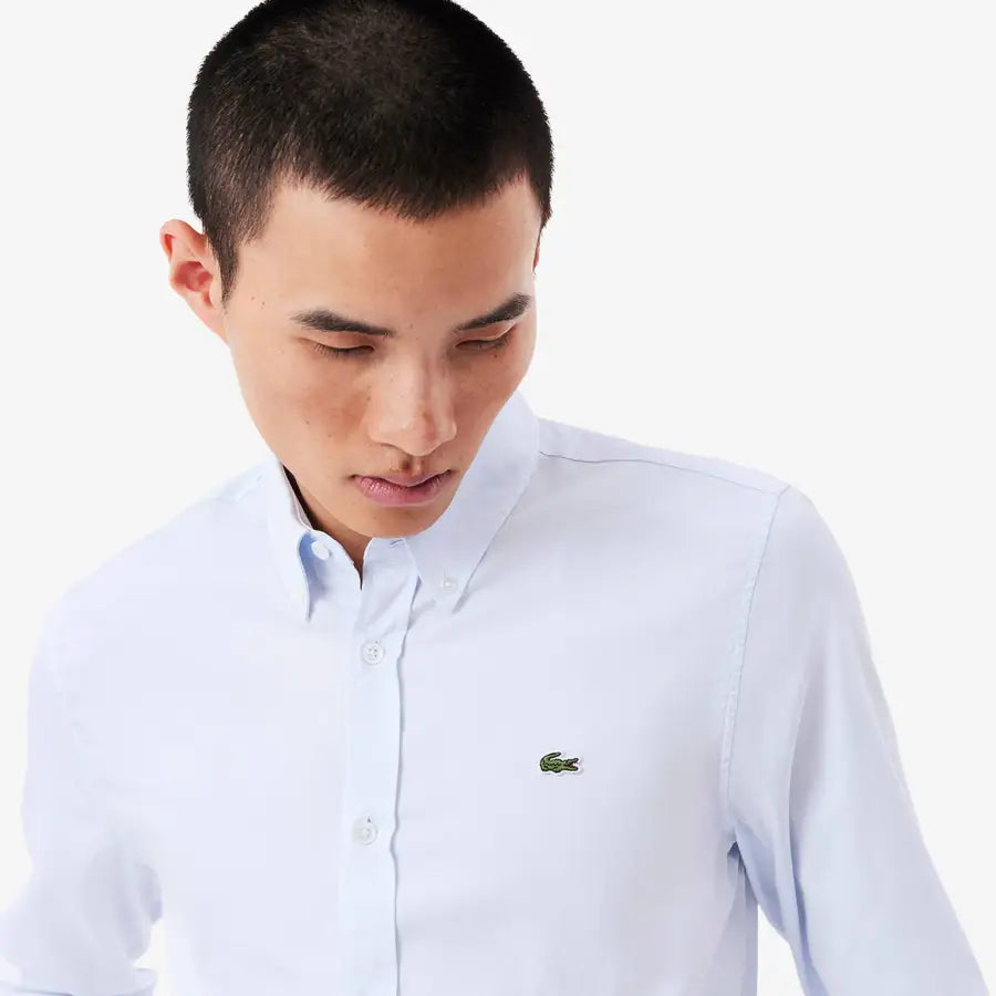 Camisa Ajustada De Algodon