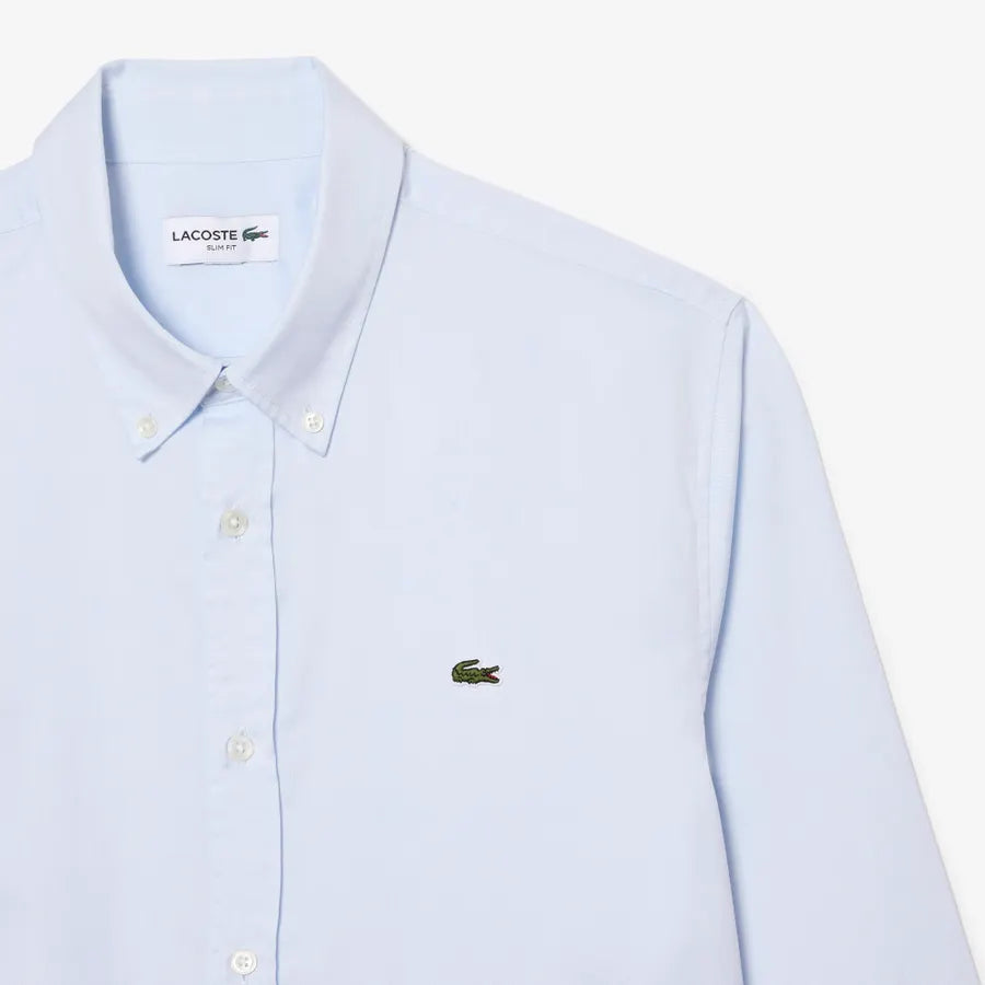 Camisa Ajustada De Algodon