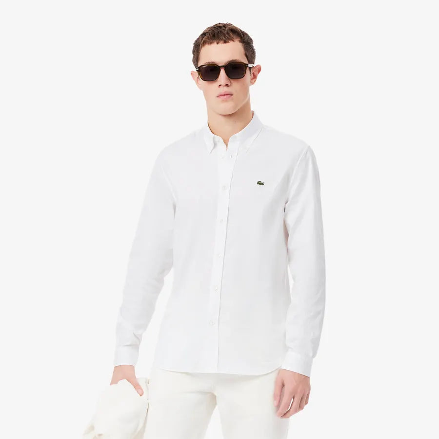 Camisa Ajustada De Algodon