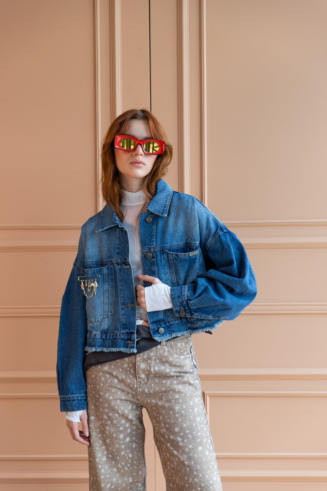 Chaqueta Barrel Denim