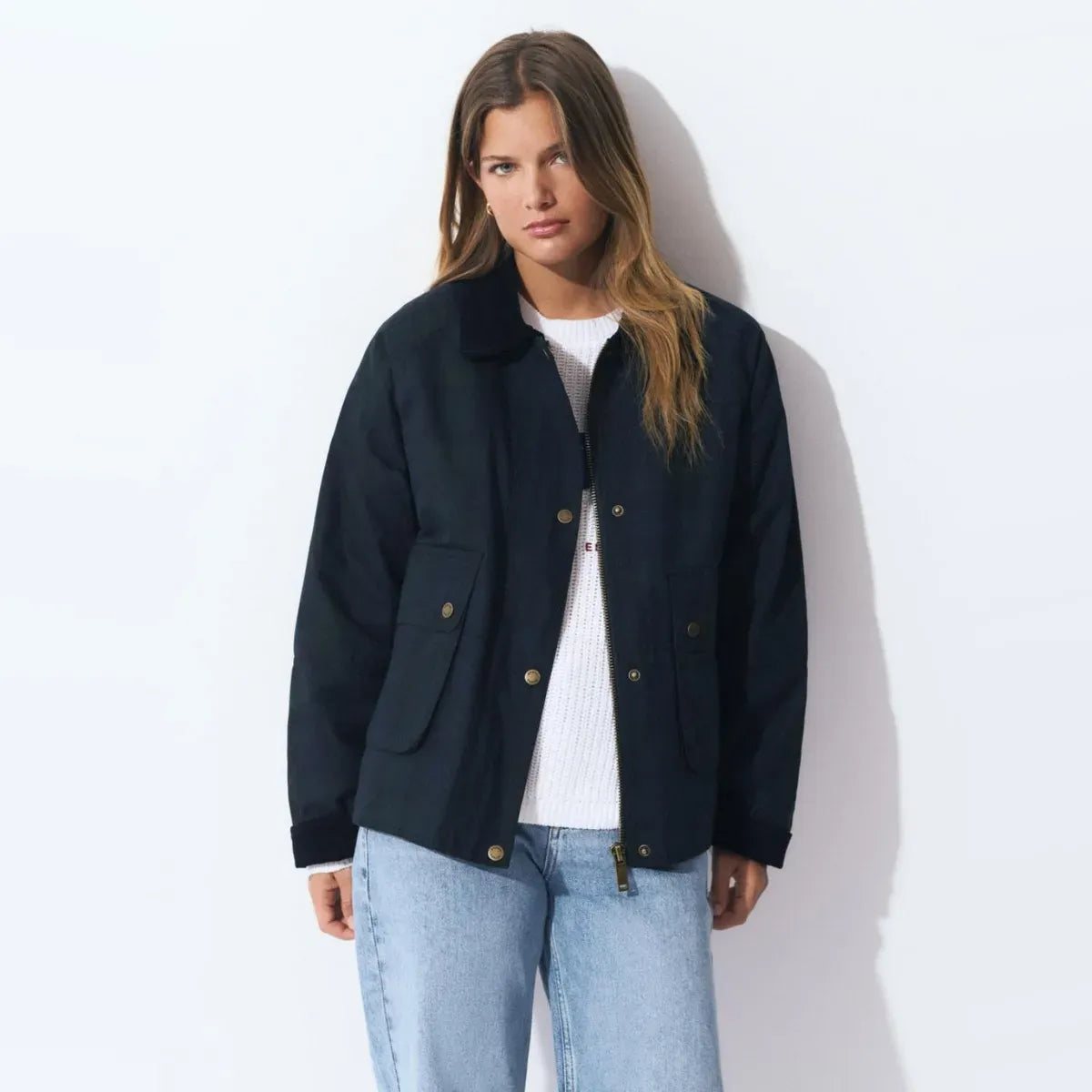 Chaqueta Corta Encerada Cuadros