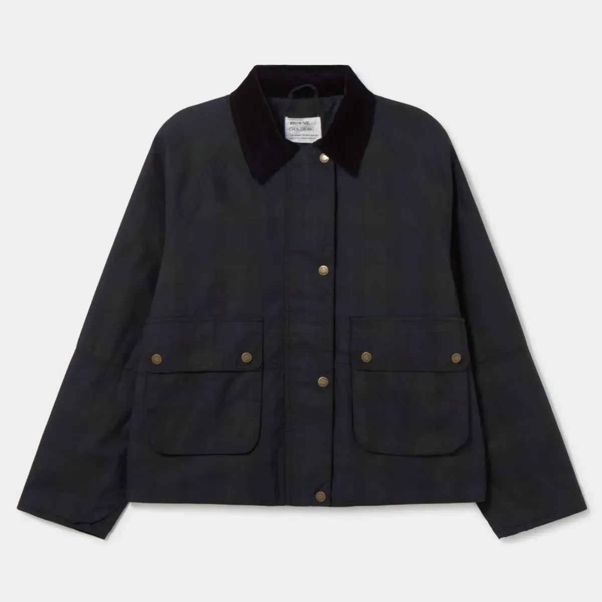Chaqueta Corta Encerada Cuadros