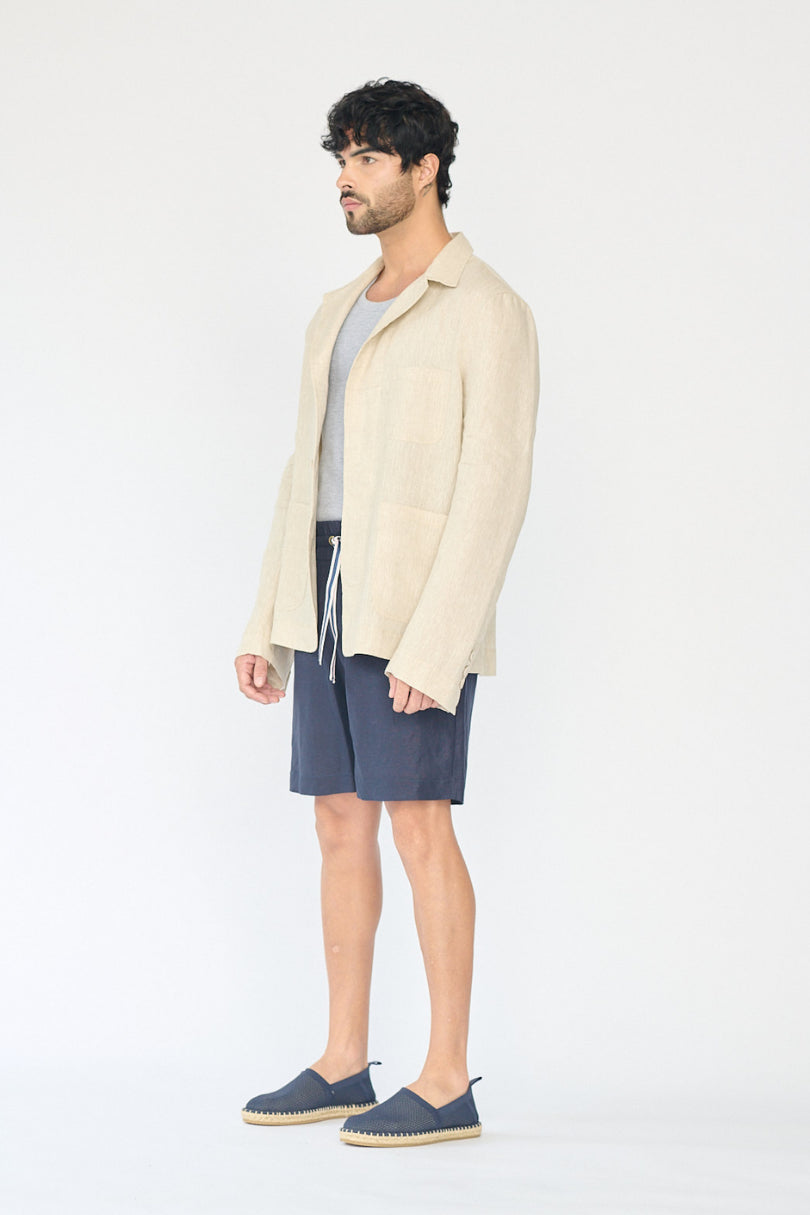 Blazer Beige Lino