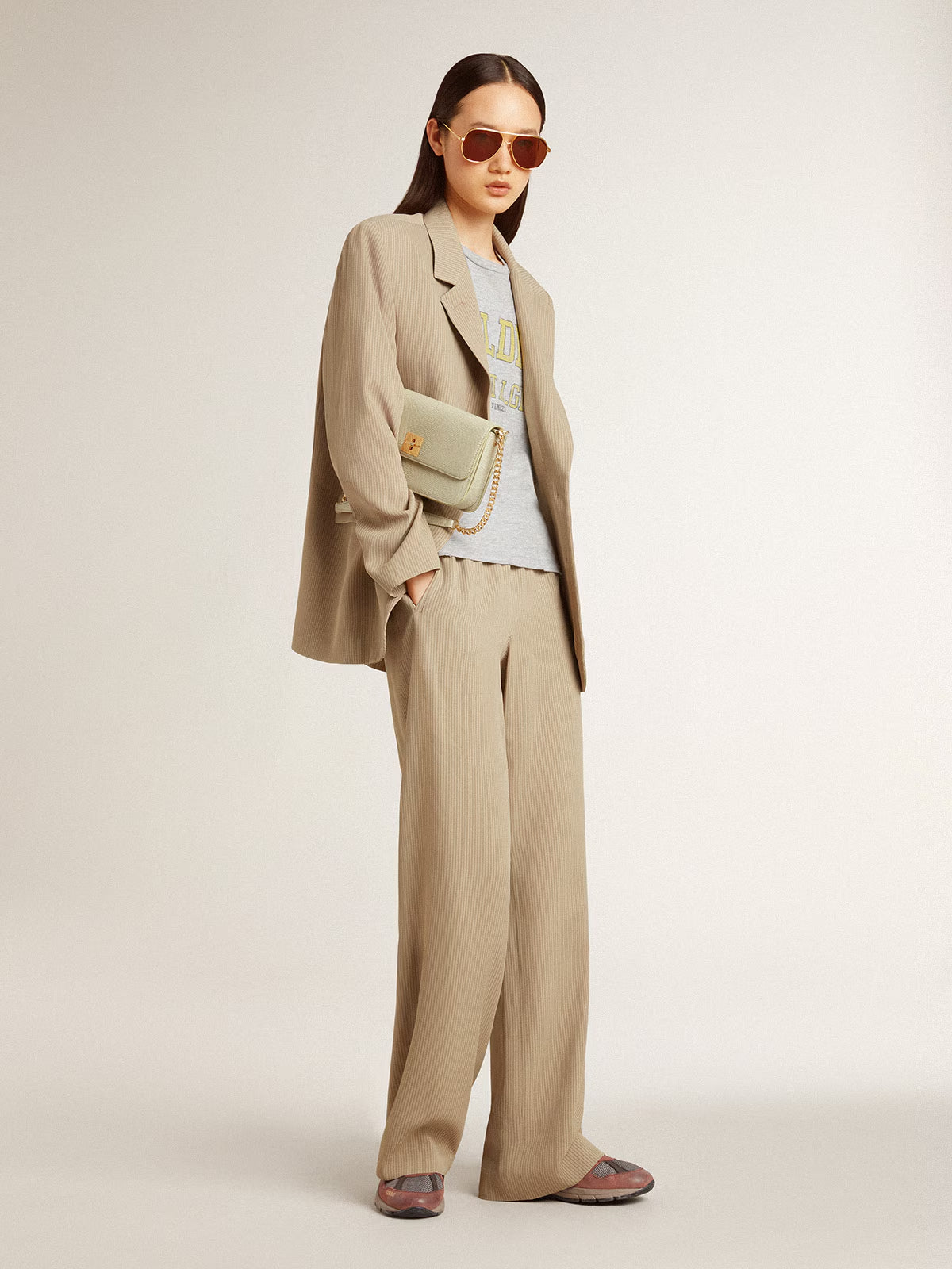 Chaqueta Maia Pinstripe