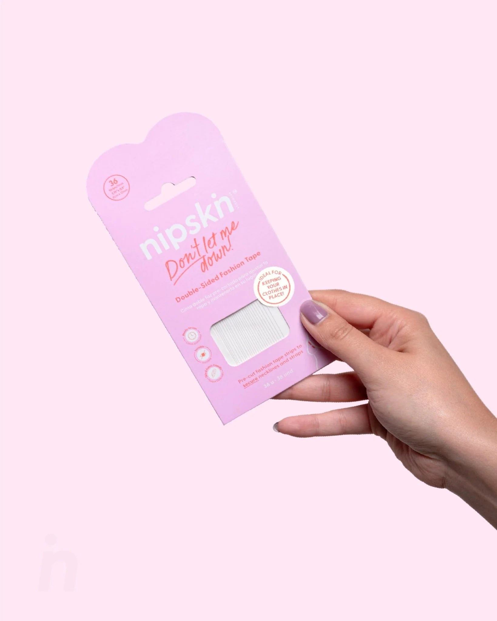 Cinta Doble Faz Transparente 36 Tiritas