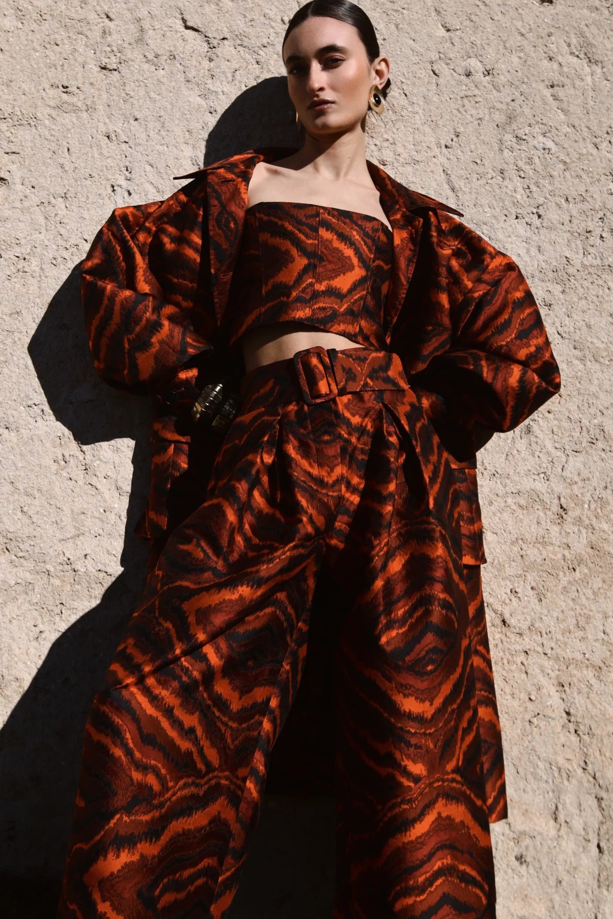 Abrigo Jacquard