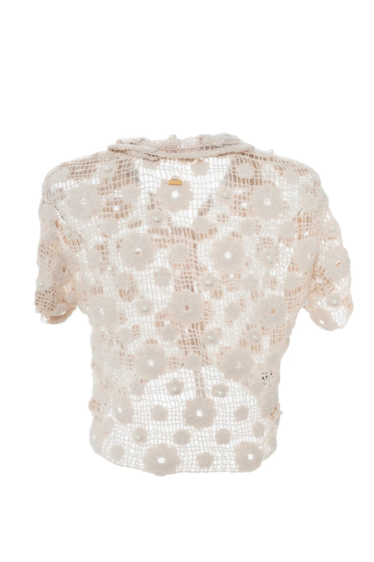 Camisa Tejida Flor Copacabana